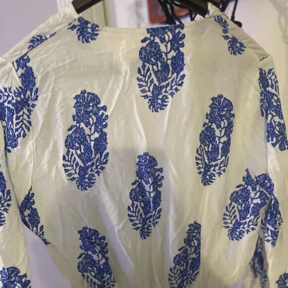 Spool No. 72 Blue White Romper - Picture 5 of 7